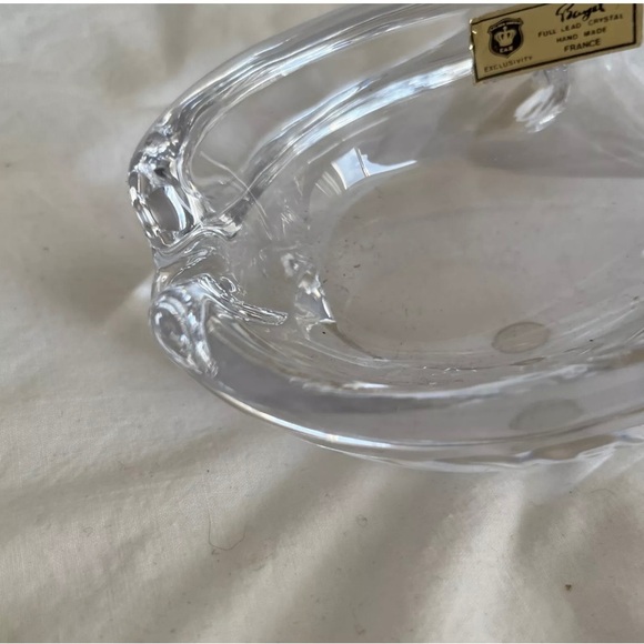 Bayel Hand-Made French Crystal Wolf Ash Tray / Candy Dish - Picture 2 of 14